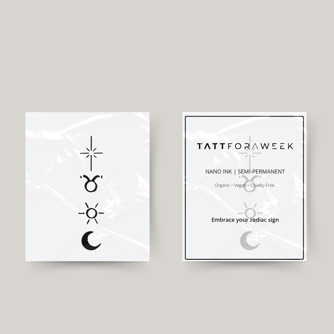 Tijdelijke tattoo Taurus universum