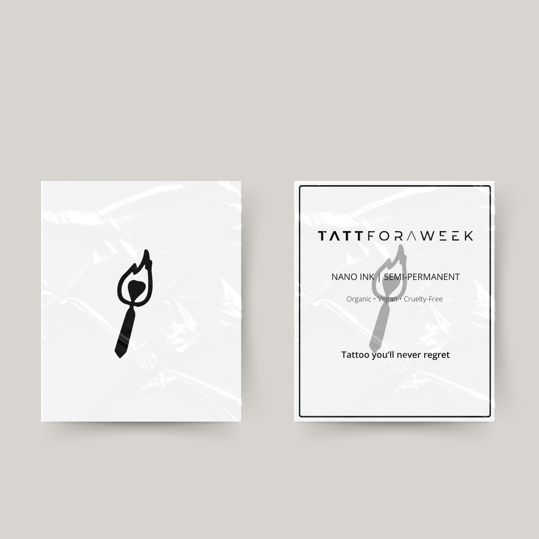 Midlertidig tatovering fire love