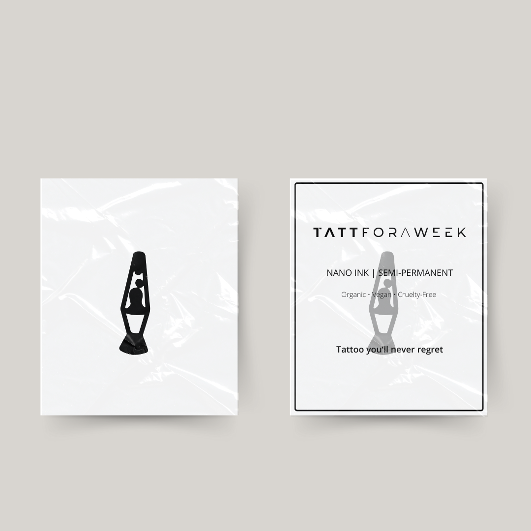 Midlertidig tatovering lavalampe