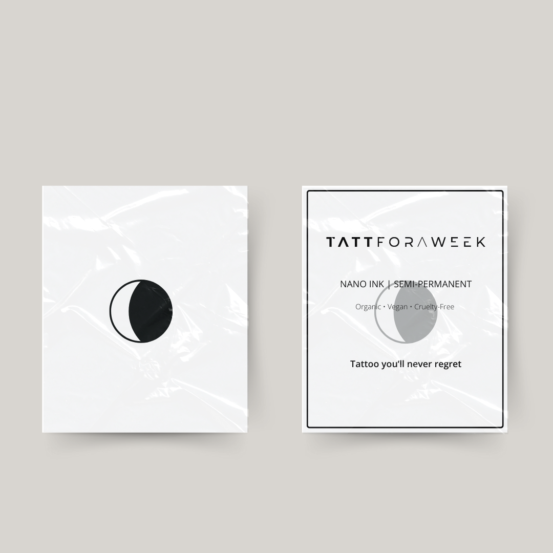 Midlertidig tatovering måne fase IIII