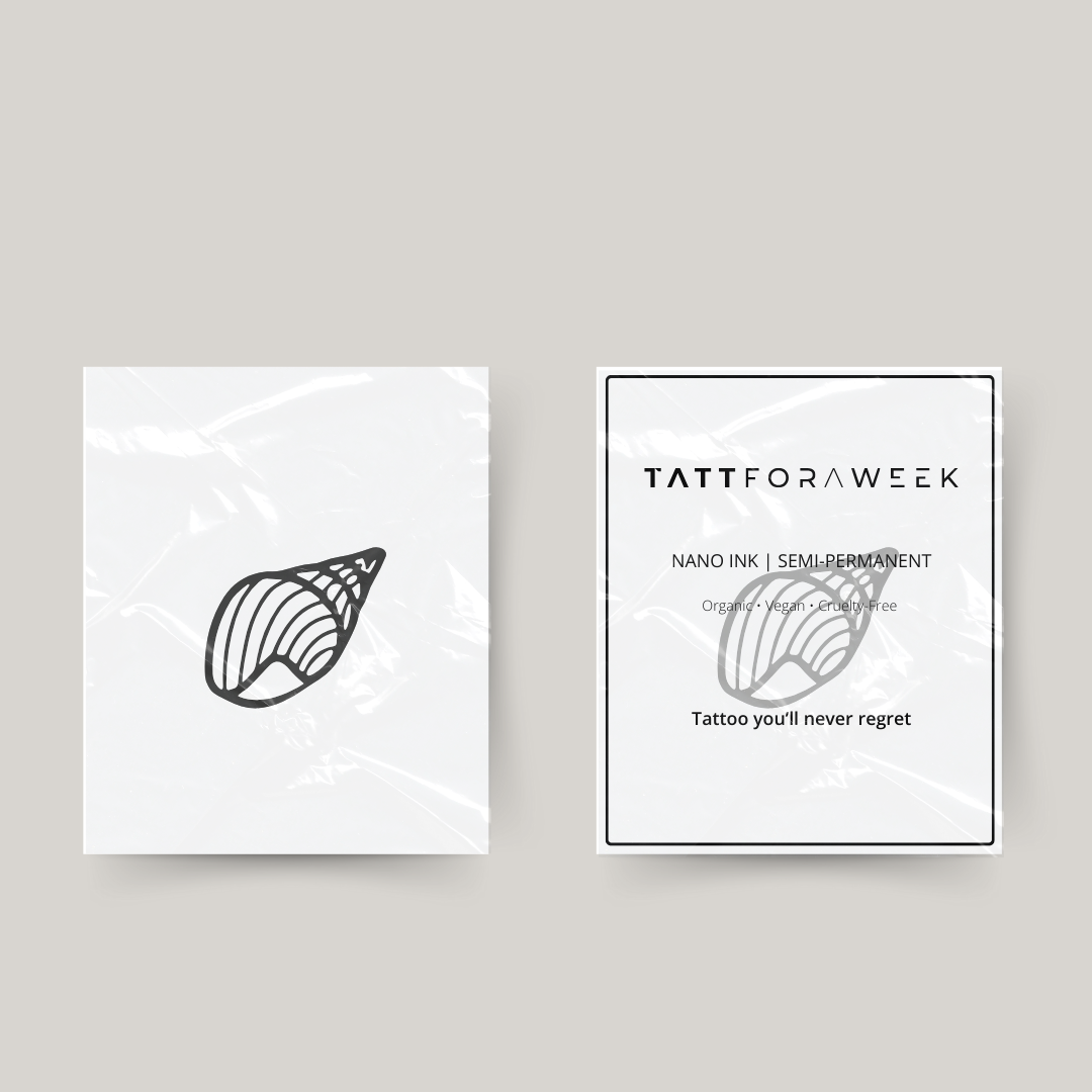 Midlertidig tatovering musling