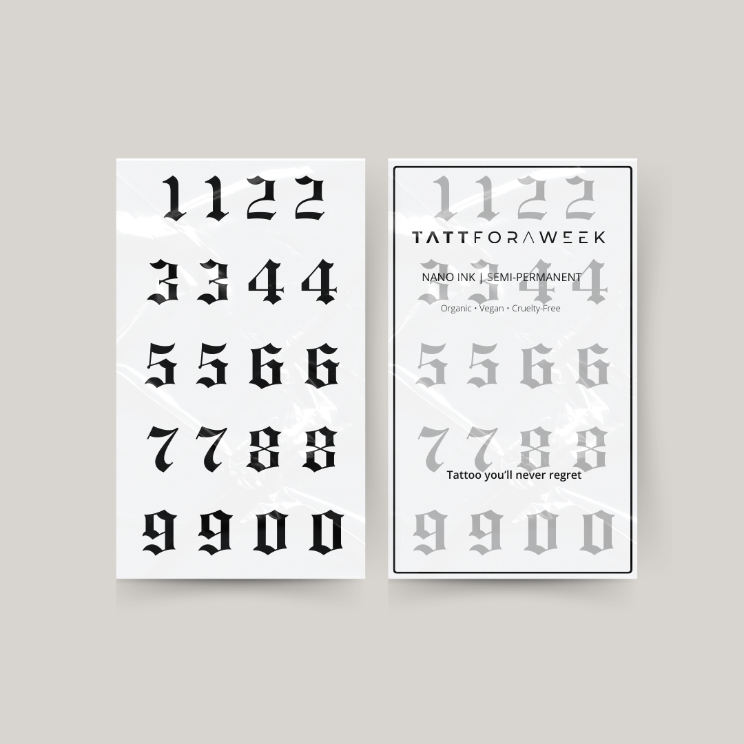 Midlertidige tatoveringstal