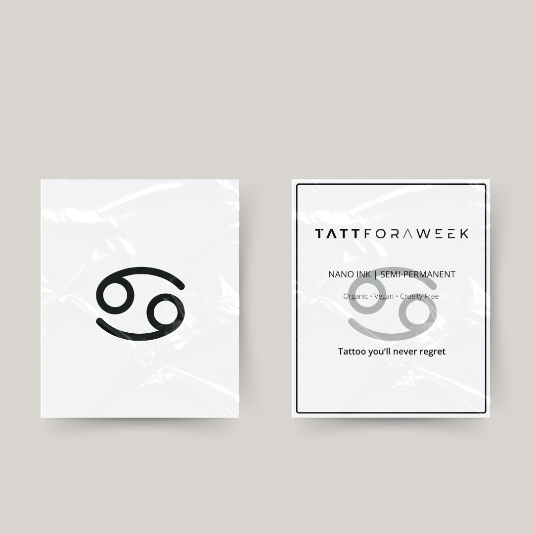 Midlertidig tatovering stjernetegn Kræft