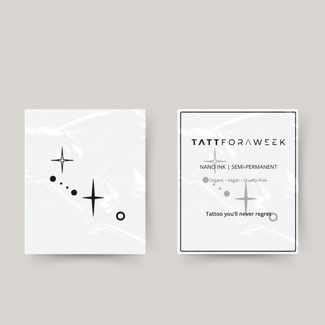 Midlertidig tatovering Taurus stjerner