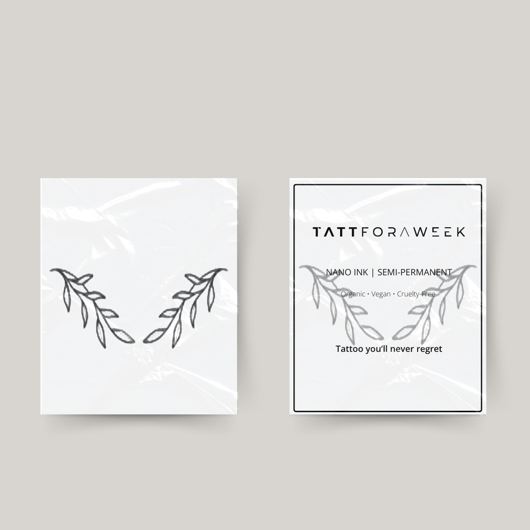 Tijdelijke tattoo hangende planten