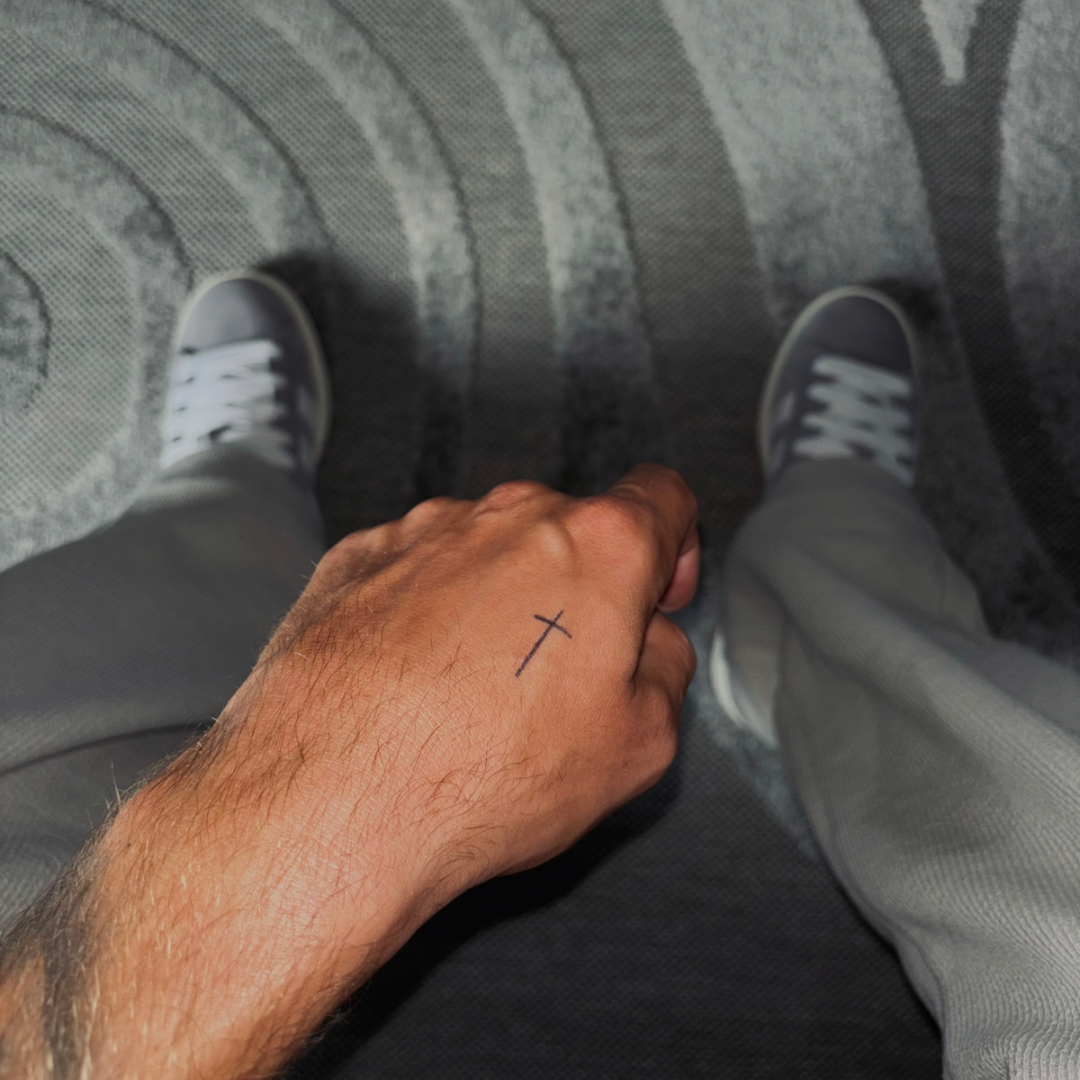 Midlertidig tatoveringskryds