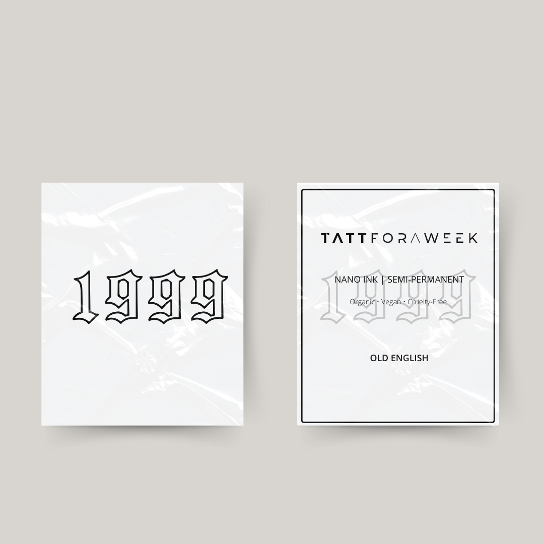 Tijdelijke tattoo 1999