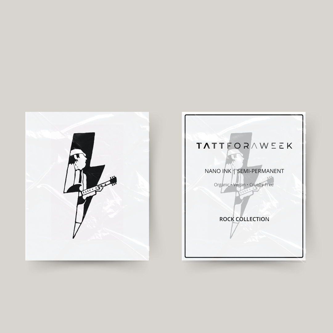 Midlertidig tatovering ACDC Angus Young