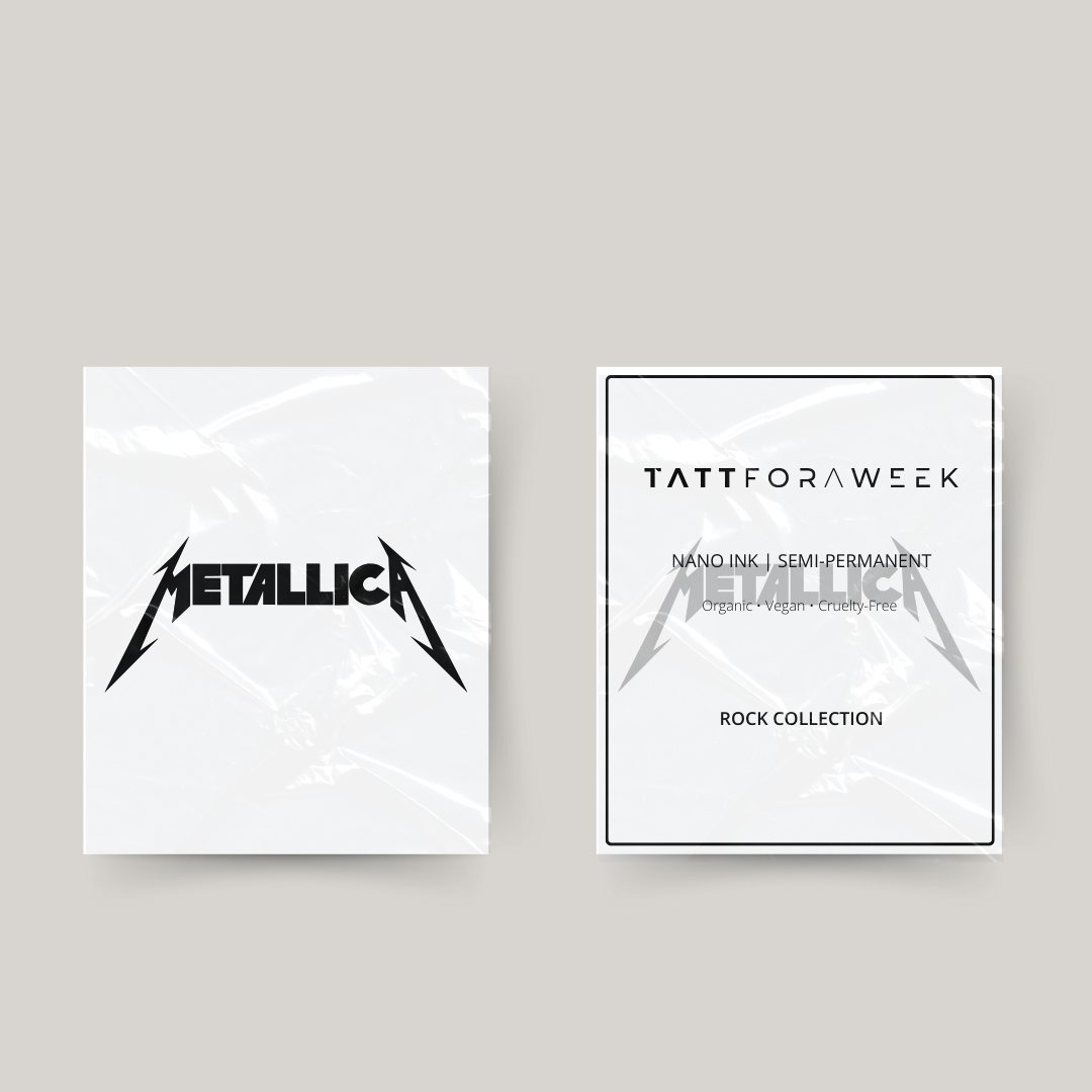 Midlertidig tatovering Metallica