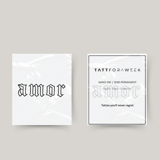 Midlertidig tatovering amor ||