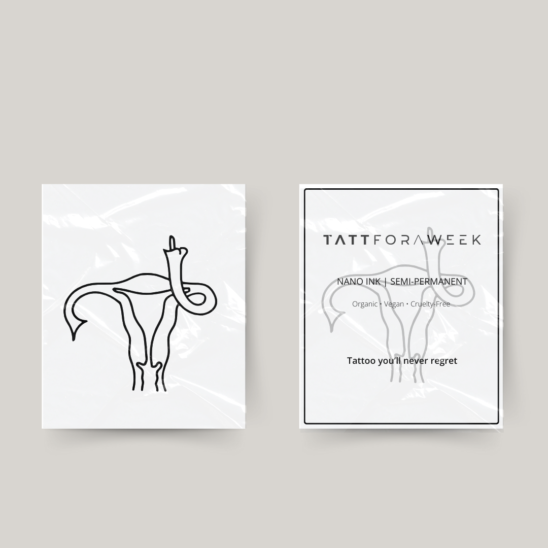 Tijdelijke tattoo baarmoeder