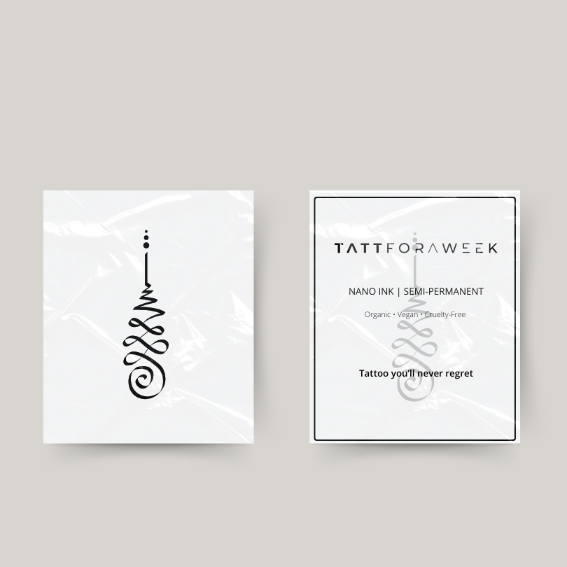 Midlertidig tatovering buddhisme symbol