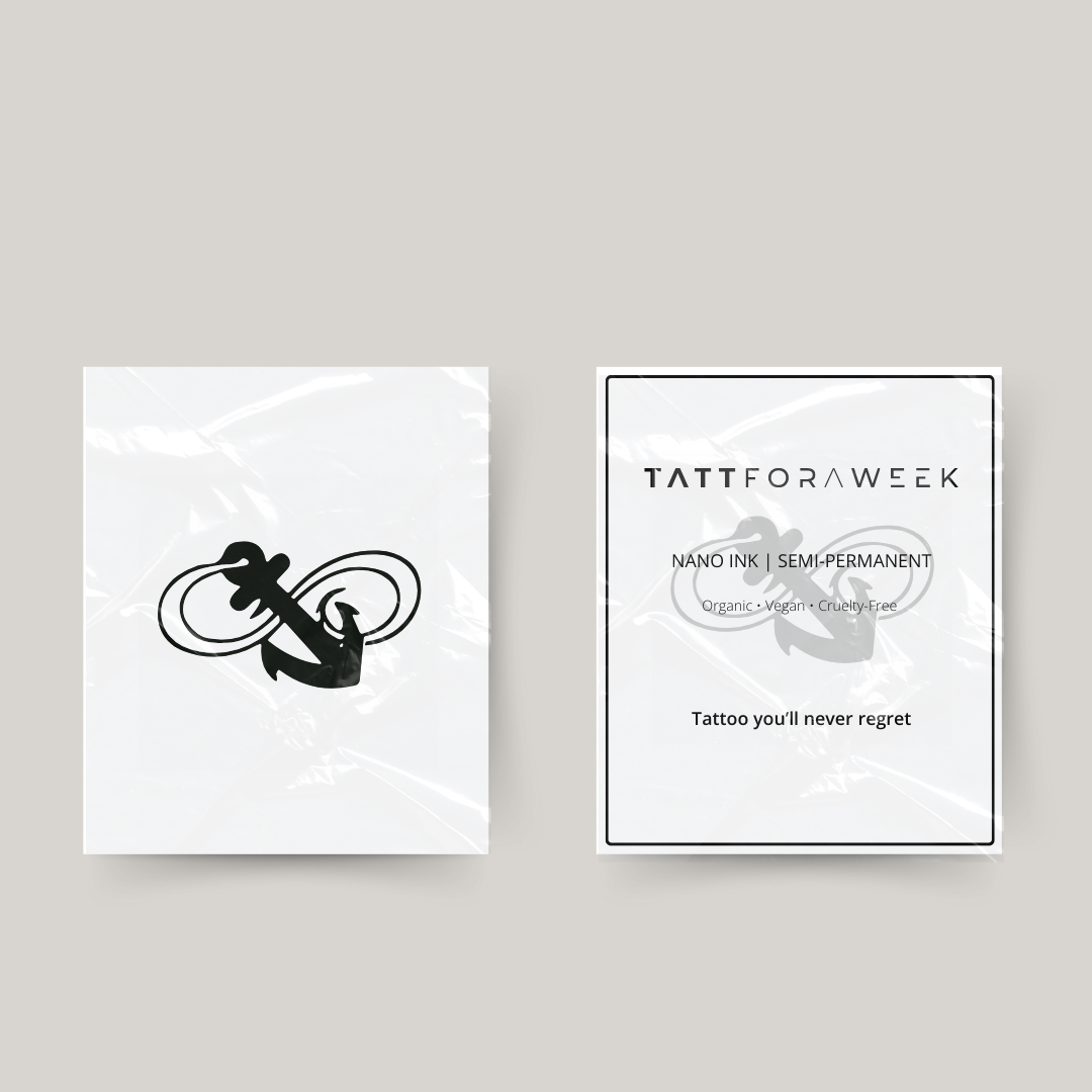 Midlertidig tatovering uendelig anker