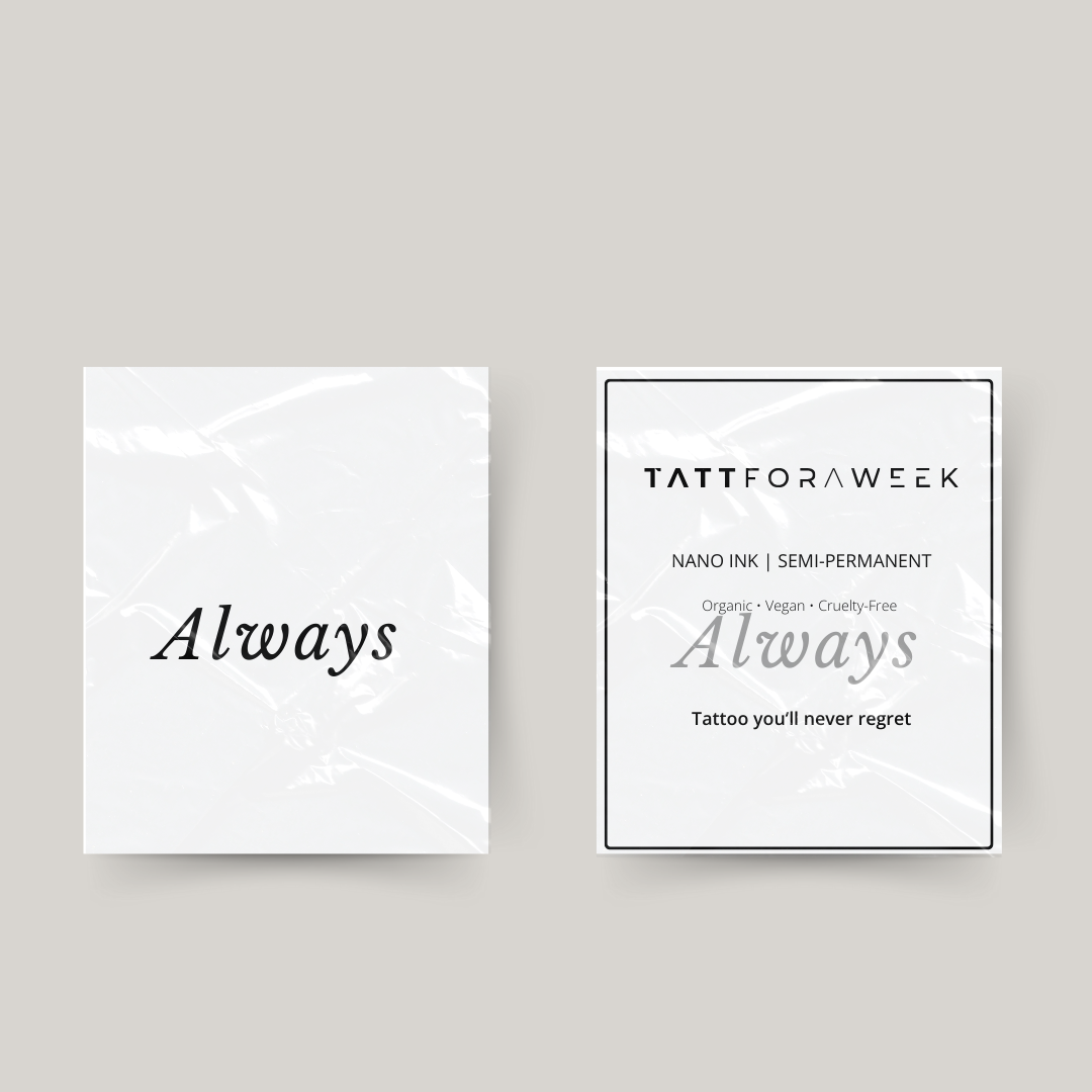 Midlertidig tatovering altid