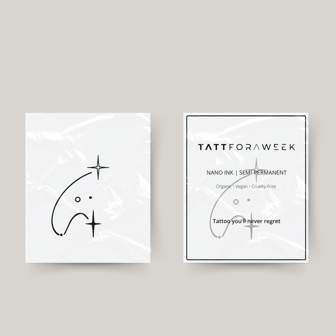 Midlertidig tatovering vandmand stjerner