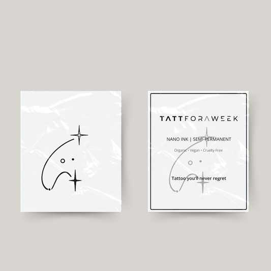 Midlertidig tatovering vandmand stjerner