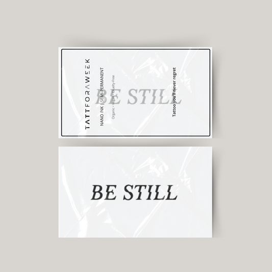 Midlertidig tatovering være stille