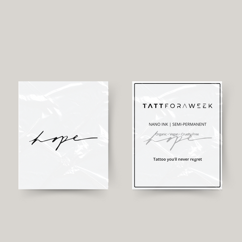 Midlertidig tatovering håb