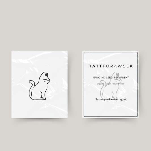 Midlertidig tatovering kat