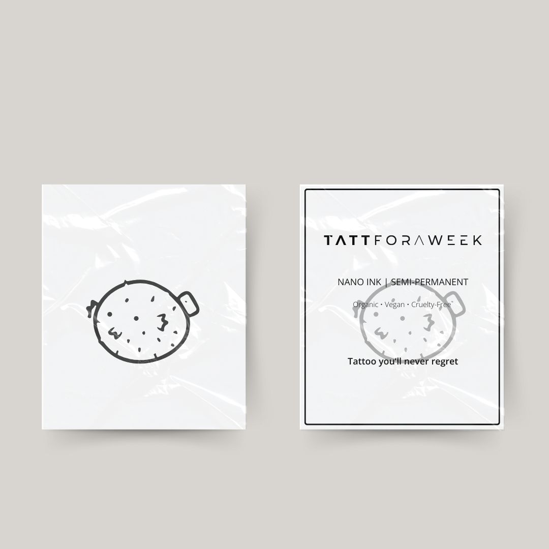 Midlertidig tatovering kuglefisk