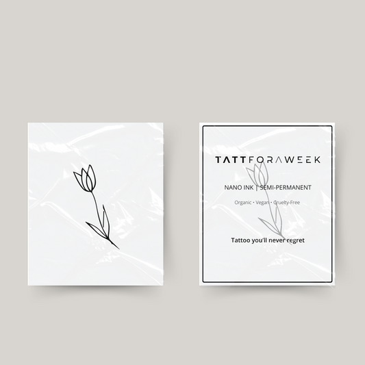 Midlertidig tatovering tulipan