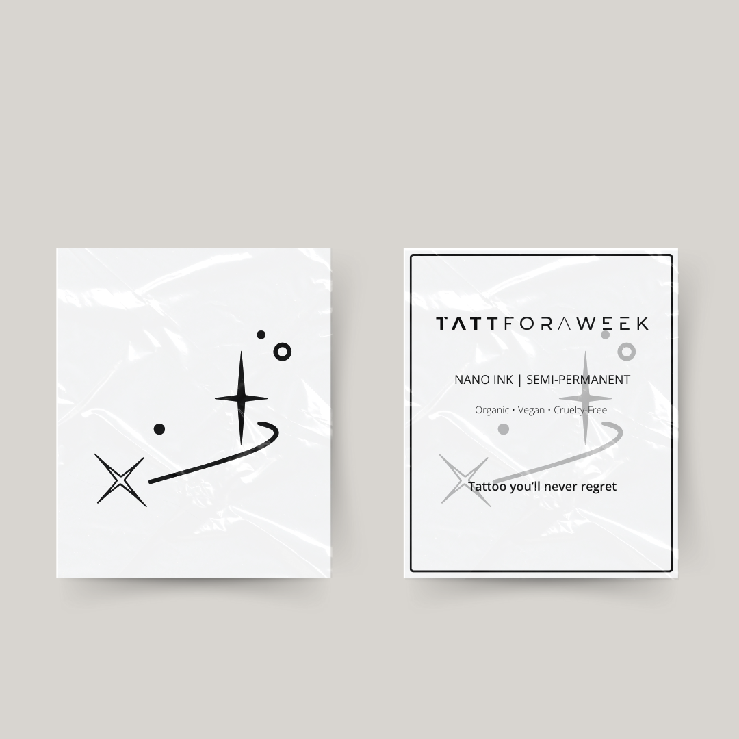 Midlertidig tatovering leo stjerner