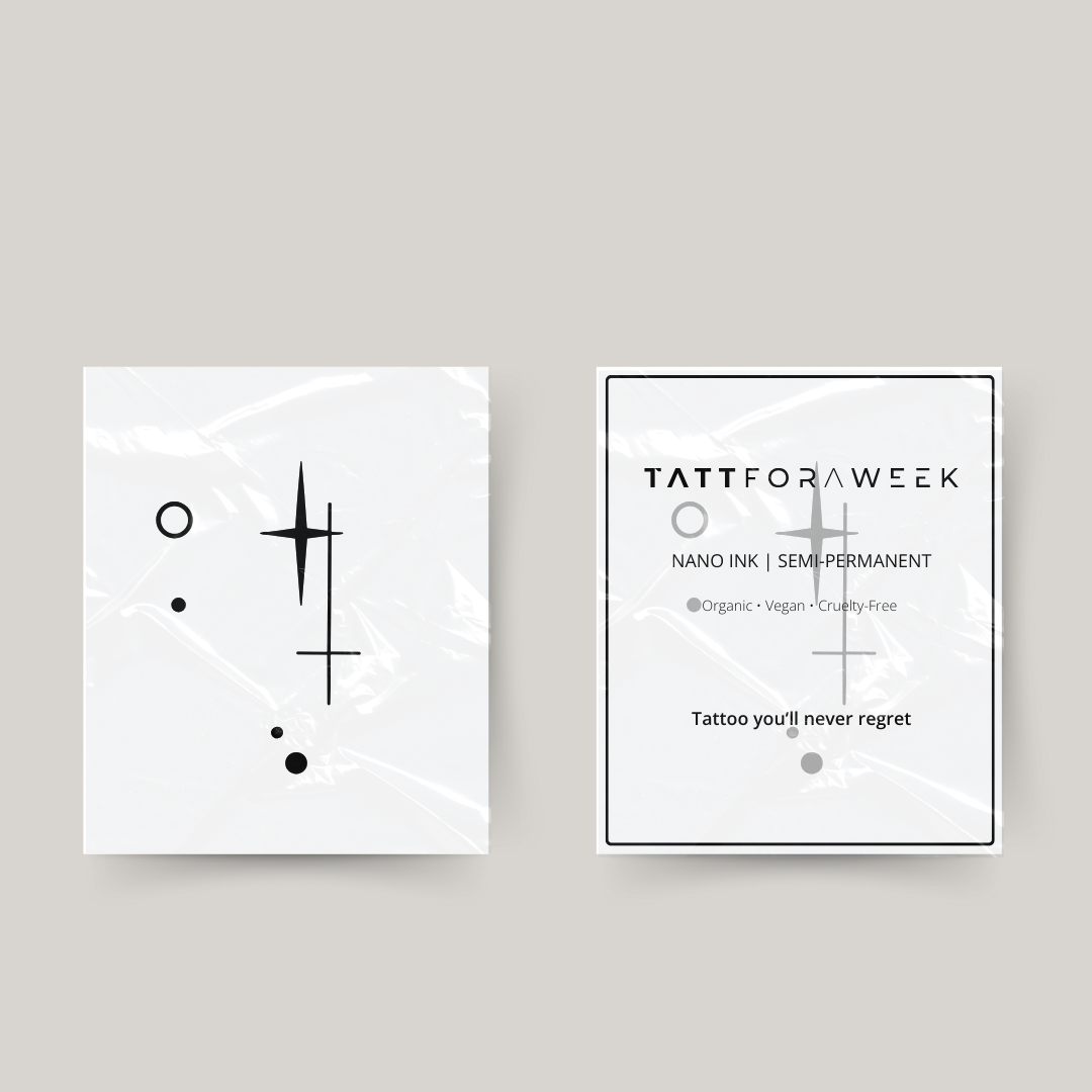 Midlertidig tatovering Libra stjerner