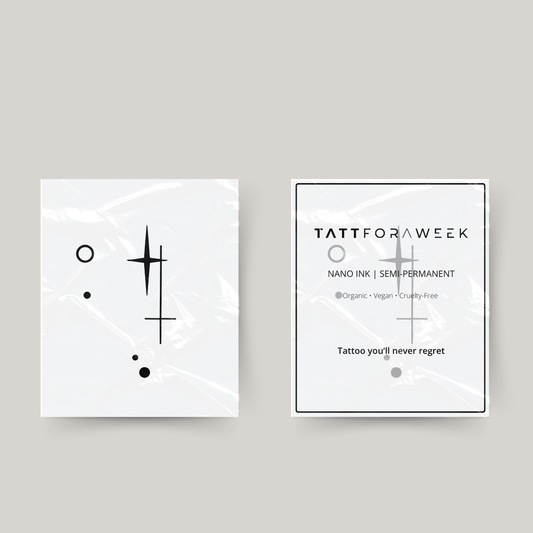 Midlertidig tatovering Libra stjerner