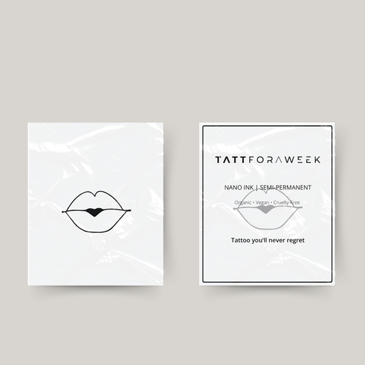 Midlertidig tatovering læber
