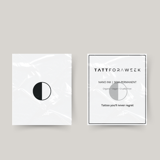 Midlertidig tatovering måne fase IIIIII