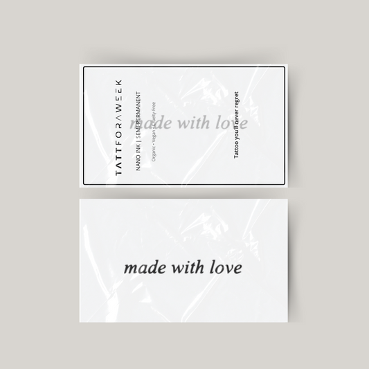 Midlertidig tatovering lavet med kærlighed