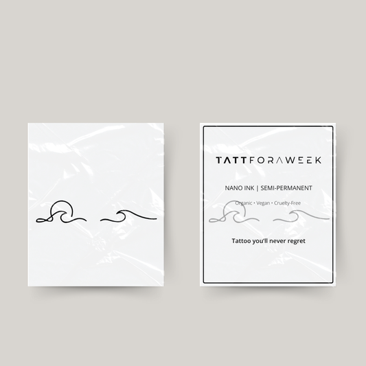 Midlertidig matchende tatovering hav