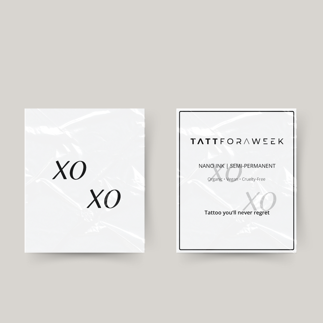 Midlertidig matchende tatovering xo xo