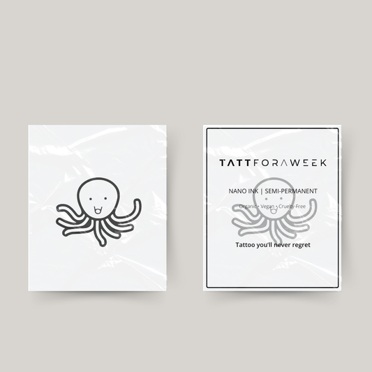 Midlertidig tatovering blæksprutte