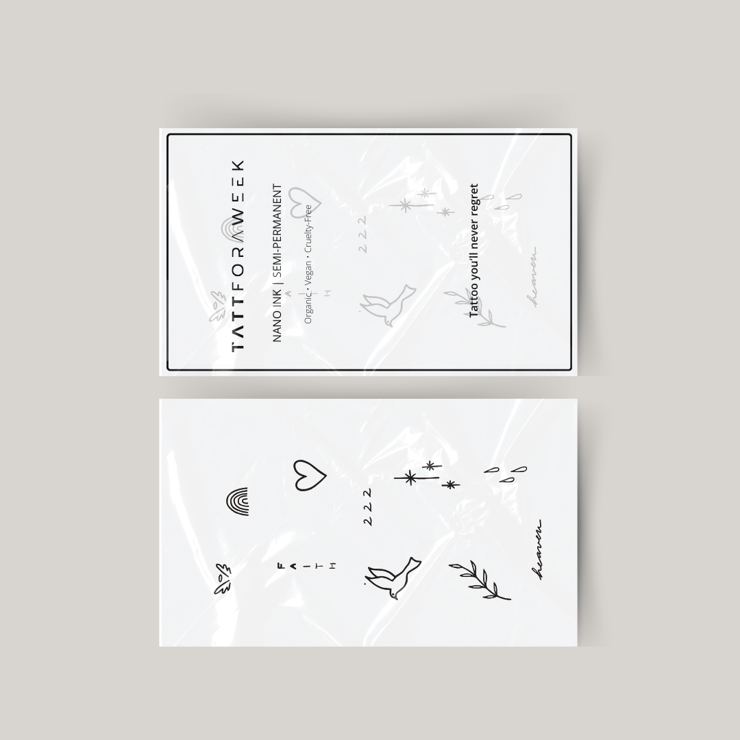 Midlertidig tatoveringspakke himmel