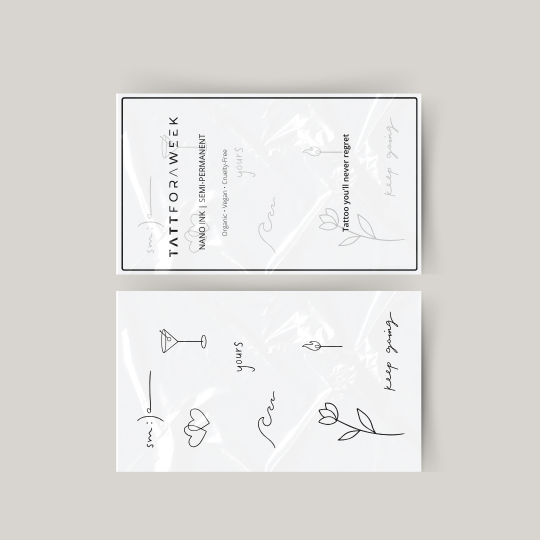 Midlertidig tatoveringspakke keep going