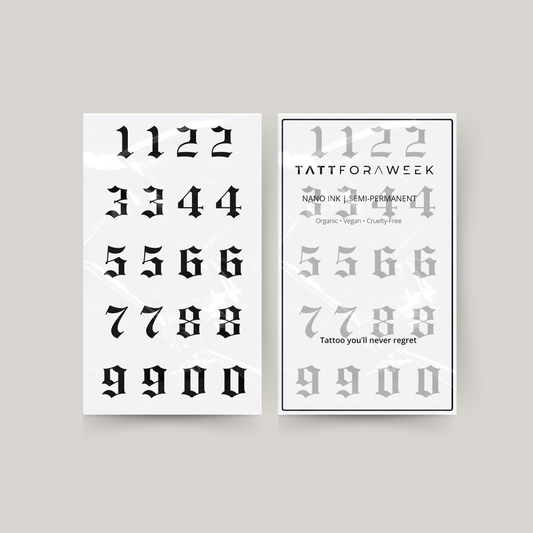 Midlertidige tatoveringstal