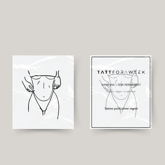 Midlertidig tatovering sommer krop