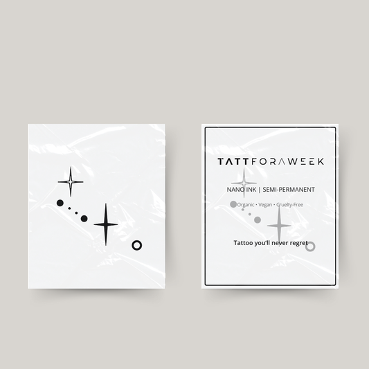 Midlertidig tatovering Taurus stjerner