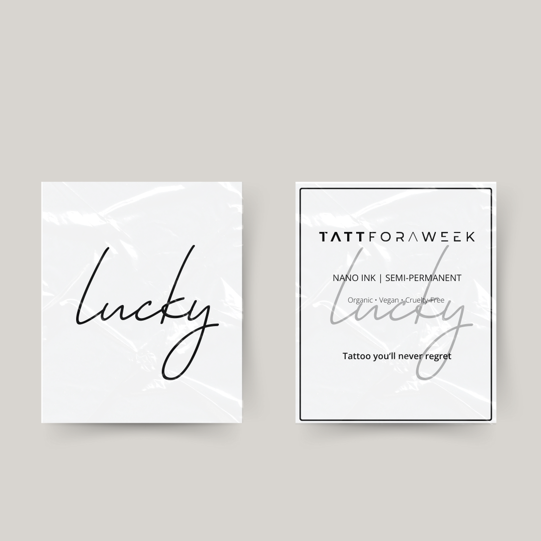 Midlertidig tatovering heldig