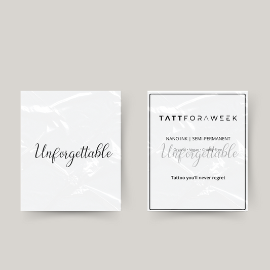 Midlertidig tatovering uforglemmelig