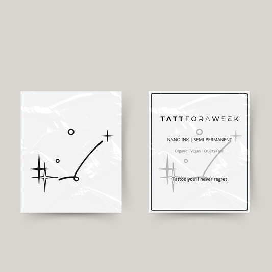 Midlertidige tatovering virgo stjerner