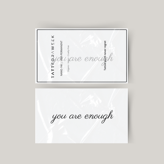 Midlertidig tatovering du er nok