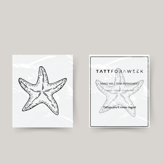 Midlertidig tatovering søstjerne