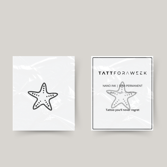 Midlertidig tatovering søstjerne