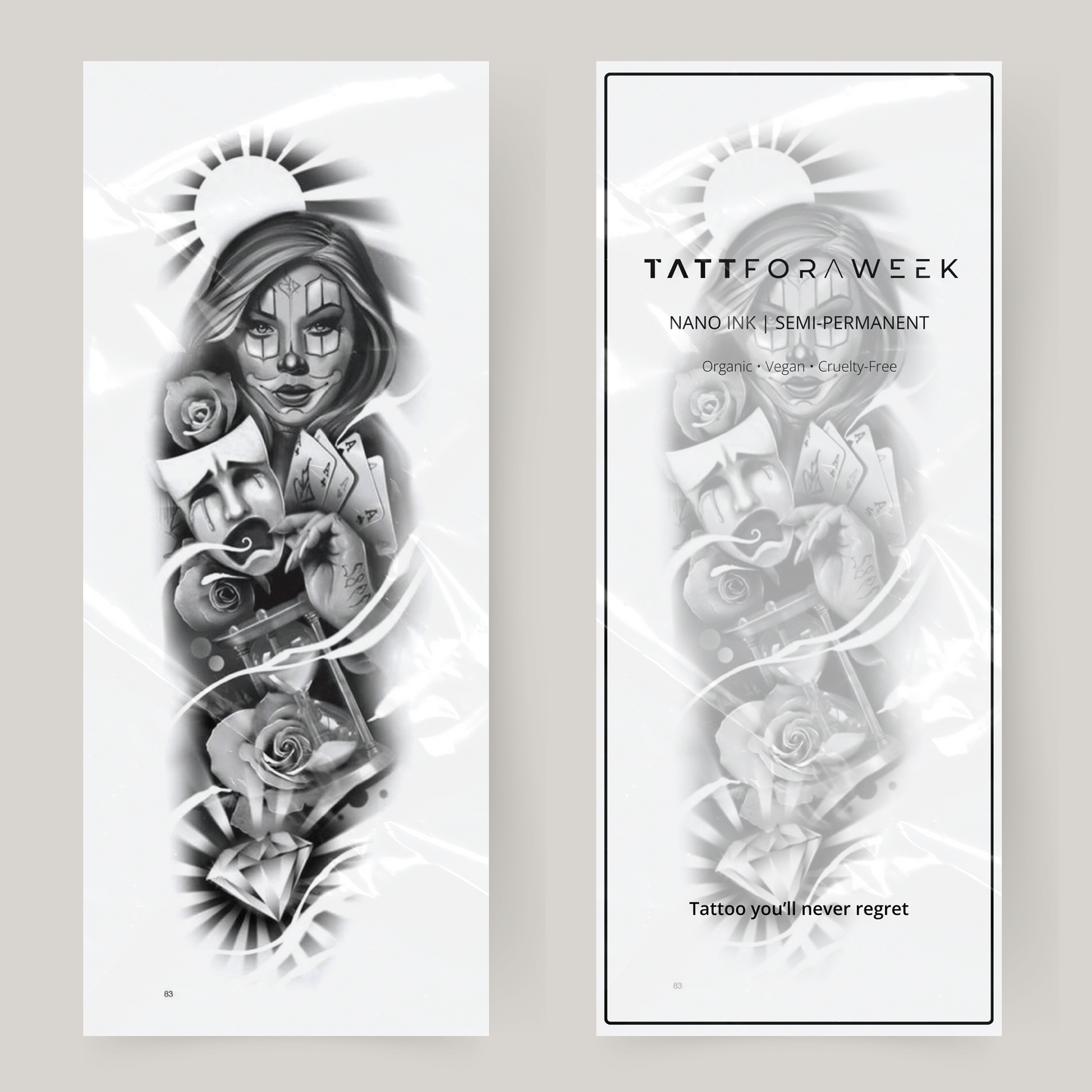 Spil med falske tatoveringsærmer