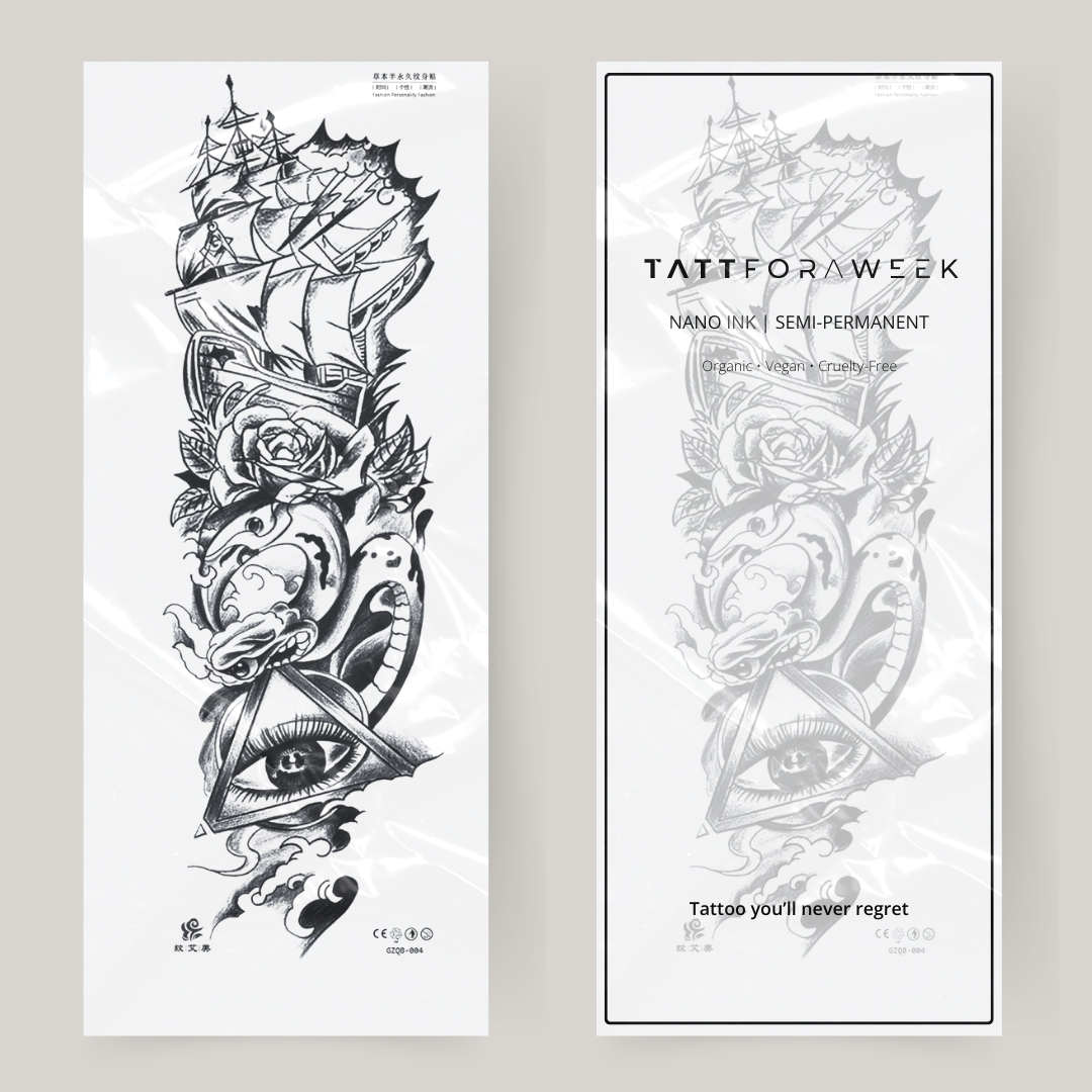 Nep tatoveringsærmet ocean