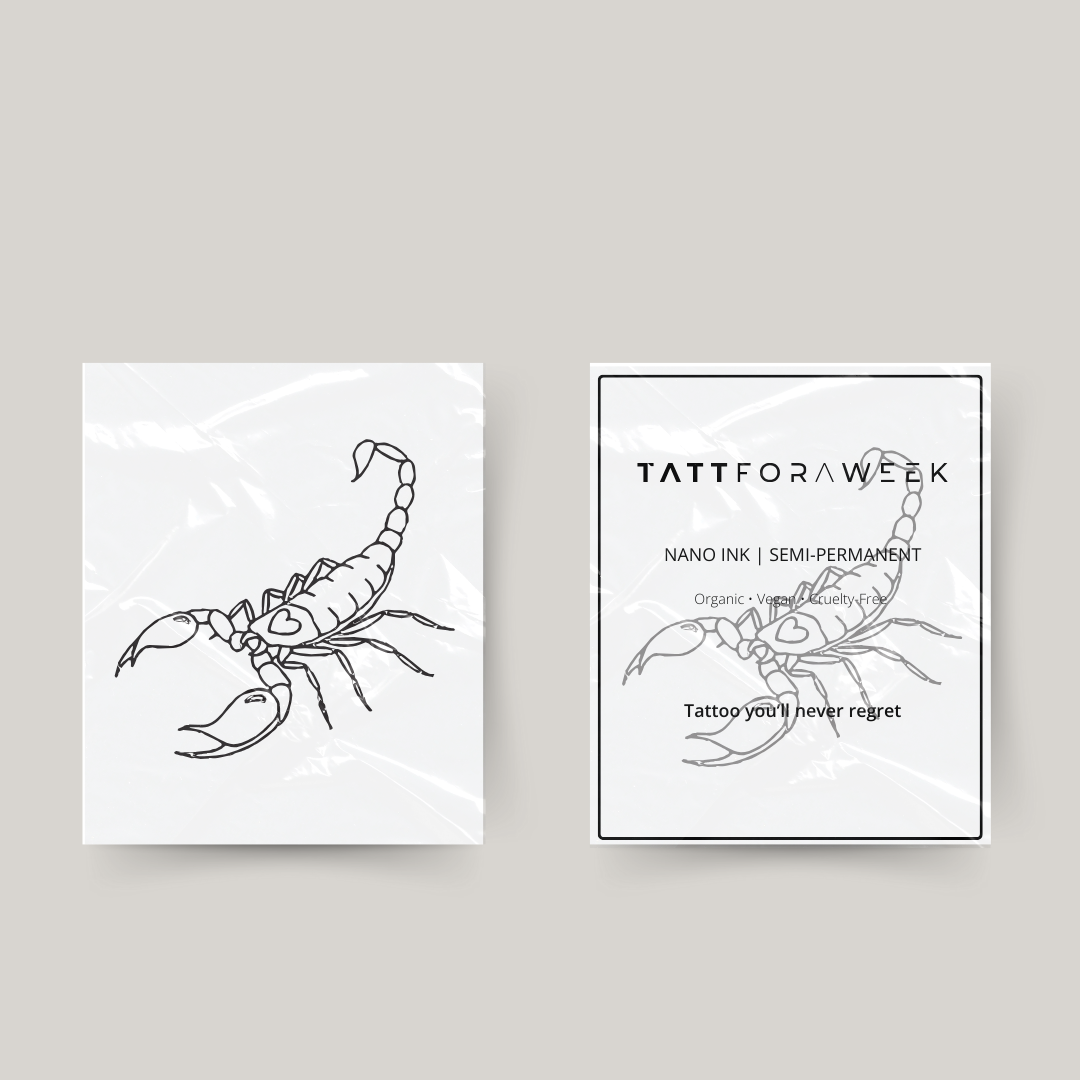 Tijdelijke tattoo schorpioen