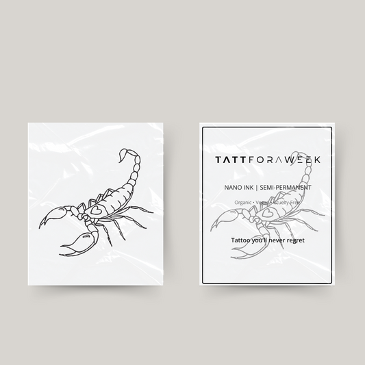 Tijdelijke tattoo schorpioen