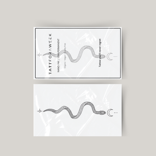 Tijdelijke tattoo snake